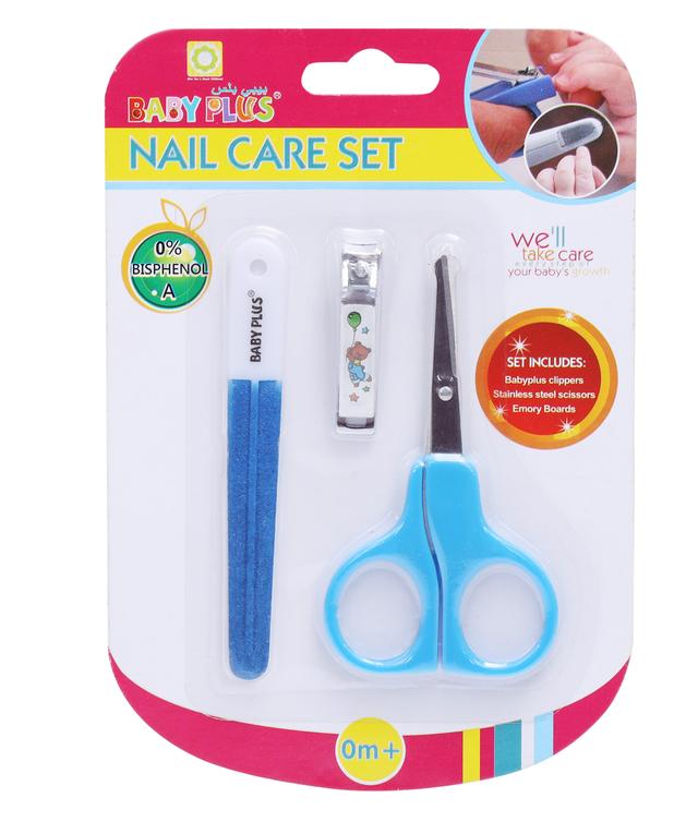 قصاصة أظافر مع مقص (مجموعة العناية بالأظافر)  Baby Plus Nail Care Set - SW1hZ2U6NDY0OTIw