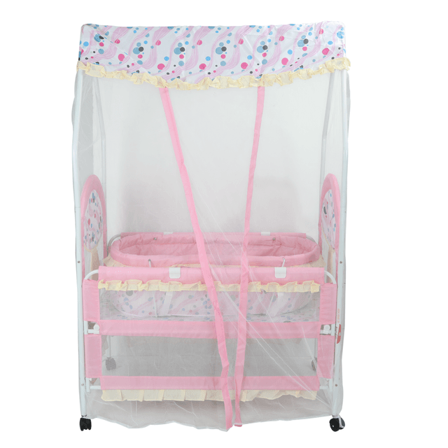 Baby Plus Baby Bed - Baby Crib - Height Adjustable - Mosquito Net For Bassinet And Cot - Optimal