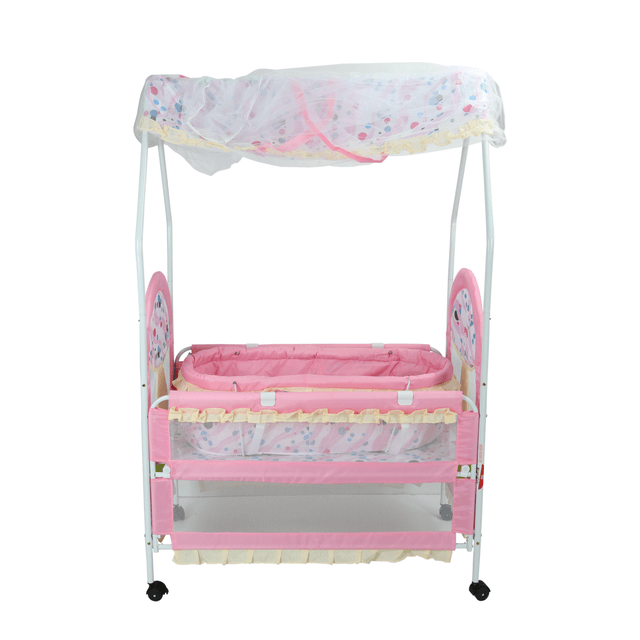 Baby Plus Baby Bed - Baby Crib - Height Adjustable - Mosquito Net For Bassinet And Cot - Optimal