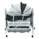 سرير للأطفال مع ناموسية أسود Baby Cradle With Swing Function And Mosquito Net - Baby Plus