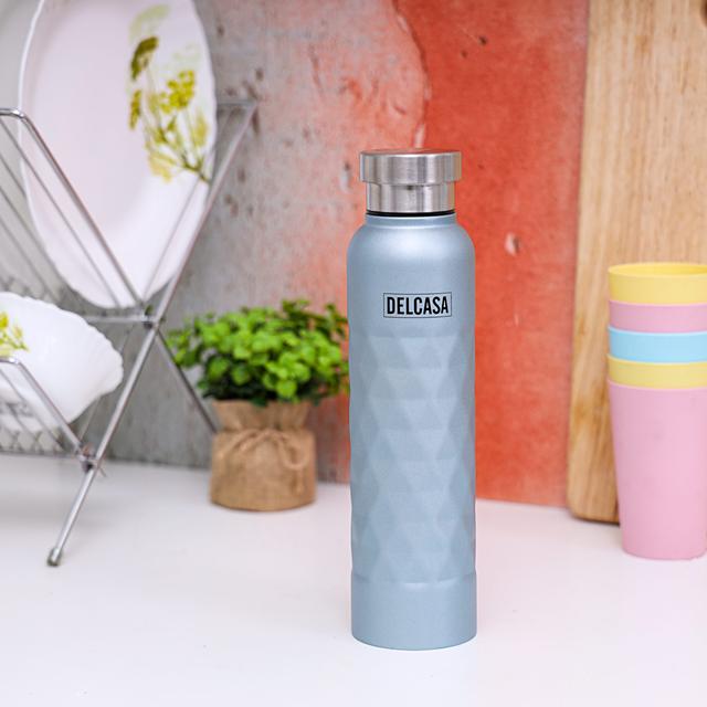 Delcasa 1000Ml Stainless Steel Water Bottle - Double Wall Stainless Steel Water Bottle - Hot & Cold - SW1hZ2U6NDUyMDk0