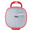 Delcasa Large Box Grater 3 In 1 Cheese Grater For Kitchen With Storage Container 3 Blade Non-Stick