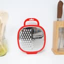 Delcasa Large Box Grater 3 In 1 Cheese Grater For Kitchen With Storage Container 3 Blade Non-Stick