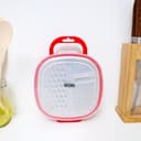 Delcasa Large Box Grater 3 In 1 Cheese Grater For Kitchen With Storage Container 3 Blade Non-Stick