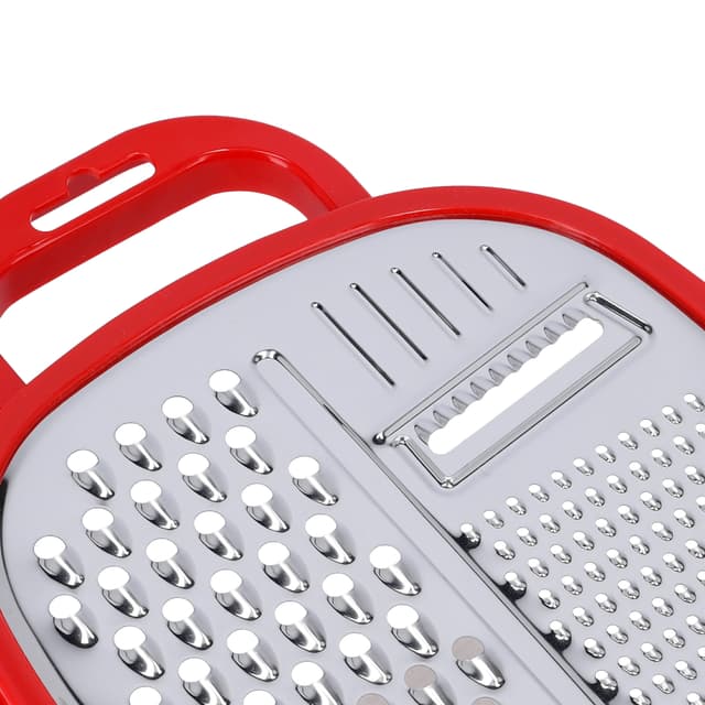 Delcasa Large Box Grater 3 In 1 Cheese Grater For Kitchen With Storage Container 3 Blade Non-Stick
