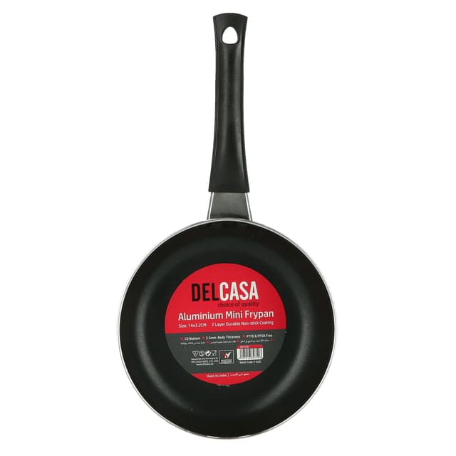 مقلاة المنيوم Aluminium Mini Non-Stick Fry Pan من Delcasa - 192162