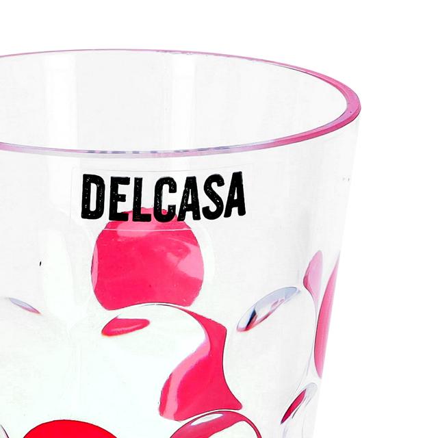 Delcasa 4Pcs 270Ml Plastic Cup - Portable Comfortable Grip Water Cup Drinking Glass - SW1hZ2U6NDQ4NDYy