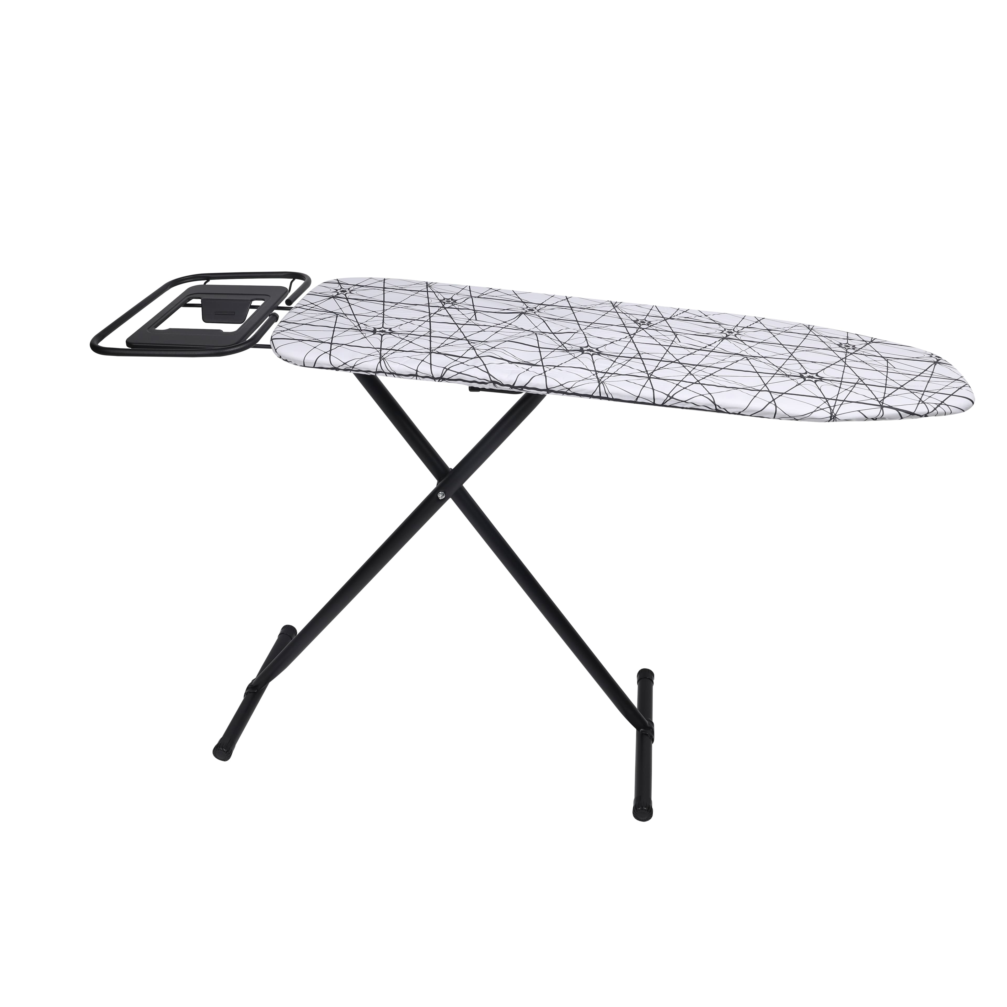 Delcasa Vibgyor Ironing Board Cotton Cover, DC1979 - 8mm Foam Pad, Iron Board With Cover Pad | Home Laundry Room Or Dorm Use | 124*38cm Ironing Area | Adjustable Height | Steel Frame