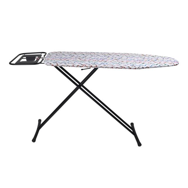 Delcasa Vibgyor Ironing Board Cotton Cover, DC1979  - 8mm Foam Pad, Iron Board With Cover Pad | Home Laundry Room Or Dorm Use | 124*38cm Ironing Area | Adjustable Height | Steel Frame - SW1hZ2U6NDQ0OTE4