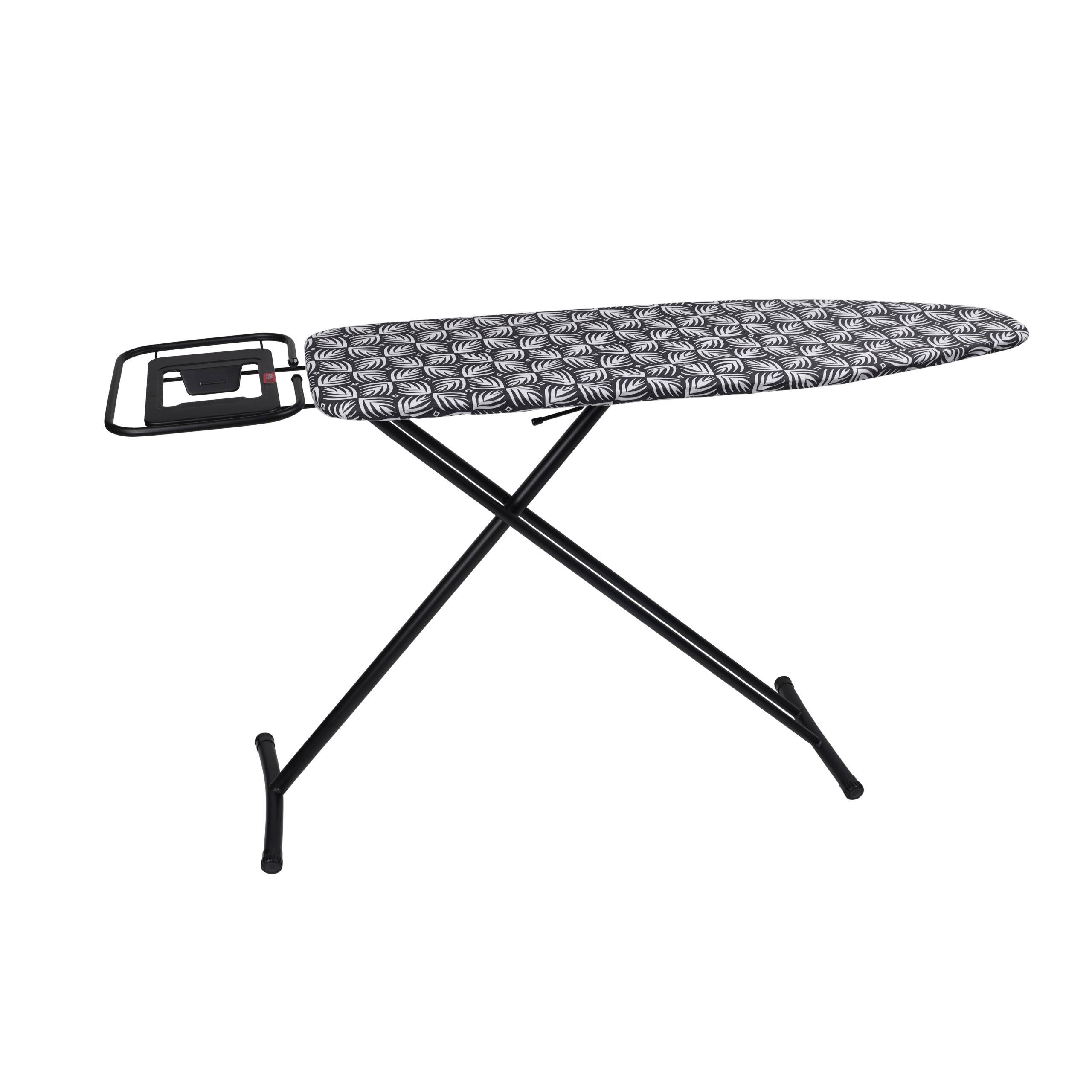 Delcasa Vibgyor Ironing Board Cotton Cover, DC1979  - 8mm Foam Pad, Iron Board With Cover Pad | Home Laundry Room Or Dorm Use | 124*38cm Ironing Area | Adjustable Height | Steel Frame