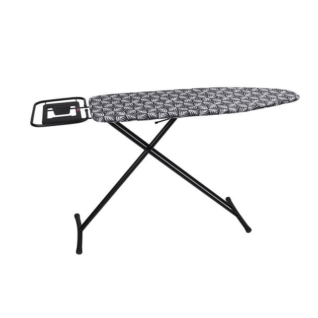 Delcasa Vibgyor Ironing Board Cotton Cover, DC1979  - 8mm Foam Pad, Iron Board With Cover Pad | Home Laundry Room Or Dorm Use | 124*38cm Ironing Area | Adjustable Height | Steel Frame - 295275