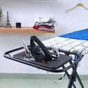 Delcasa Vibgyor Ironing Board Cotton Cover, DC1979 - 8mm Foam Pad, Iron Board With Cover Pad | Home Laundry Room Or Dorm Use | 124*38cm Ironing Area | Adjustable Height | Steel Frame - 192287