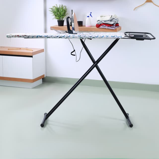 طاولة كوي 124*38 سم لون أبيض ديلكاسا Delcasa Vibgyor Ironing Board Cotton Cover