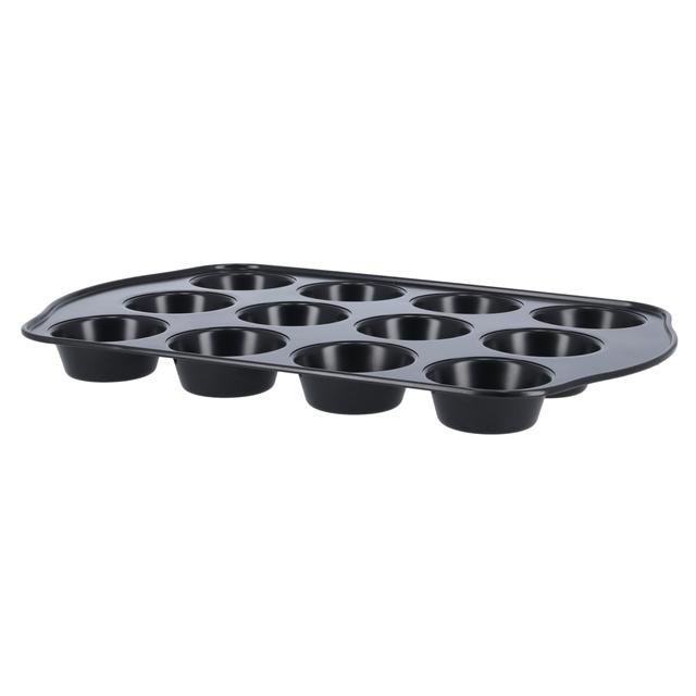 Delcasa 12 Cup Muffin Pan, Non-Stick Coating, DC2092 | Oven Safe Upto 220 Degree Celsius | 12 Cups Baking Pan Made from Food Grade Material | For Oven Use Only - SW1hZ2U6NDQ0MTk2