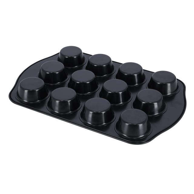 Delcasa 12 Cup Muffin Pan, Non-Stick Coating, DC2092 | Oven Safe Upto 220 Degree Celsius | 12 Cups Baking Pan Made from Food Grade Material | For Oven Use Only - SW1hZ2U6NDQ0MTk4