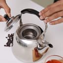 إبريق شاي ستانلس ستيل - 1.5 لتر Stainless Steel Whistling Kettle, 1.5L Capacity - Delcasa - 191961