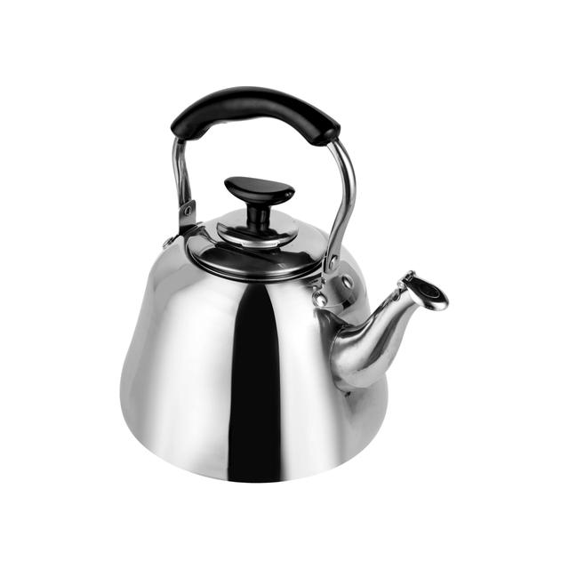 Delcasa Stainless Steel Whistling Kettle, 2L Capacity, DC2106 | Mirror Finish Body | Stay-Cool Handle | Easy Pour Spout | Induction & Gas Stove Compatible | Dishwasher Safe - SW1hZ2U6NDQ0MTI0