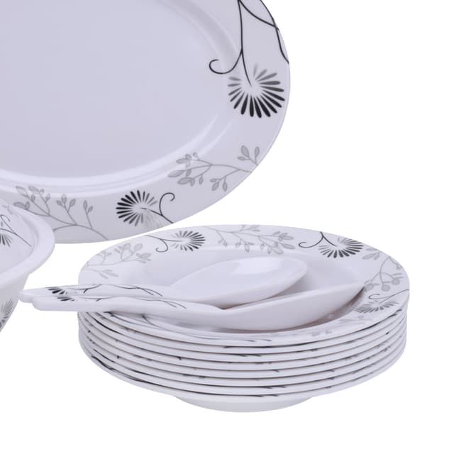 طقم سفرة طعام ميلامين 40 قطعة ديلكاسا Melamineware Dinner Set Delcasa - 198361