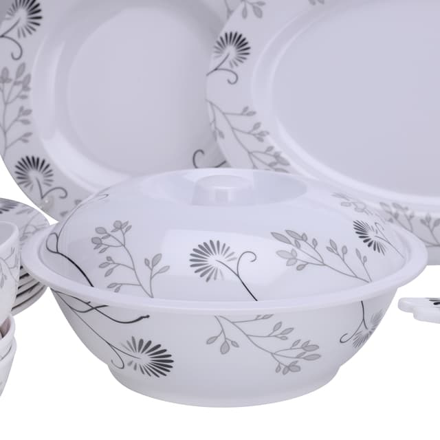 طقم سفرة طعام ميلامين 40 قطعة ديلكاسا Melamineware Dinner Set Delcasa - 198362