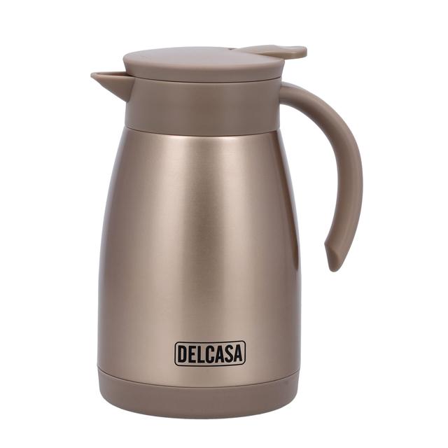 Delcasa Stainless Steel Coffee Pot, DC2130 | 750ml Capacity | Double Wall Construction | Stainless Steel Inner | BPA & Odour Free | Portable & Leak-Resistant | Keeps Drink Hot Or Cold For Hours - SW1hZ2U6NDQ0NzM3