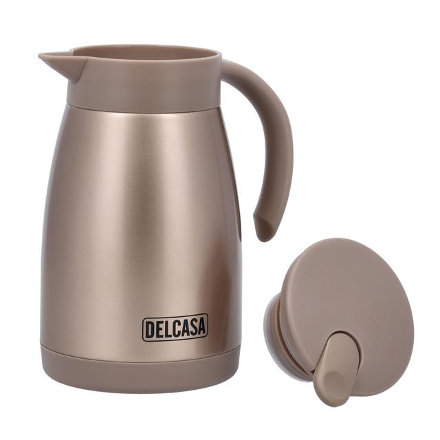 Delcasa Stainless Steel Coffee Pot, DC2130 | 750ml Capacity | Double Wall Construction | Stainless Steel Inner | BPA & Odour Free | Portable & Leak-Resistant | Keeps Drink Hot Or Cold For Hours - SW1hZ2U6NDQ0NzUx