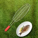 شبك لشواء السمك 6×14 سم Delcasa Fish Barbecue Grill