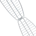 شبك لشواء السمك 6×14 سم Delcasa Fish Barbecue Grill