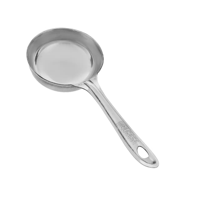 Delcasa Stainless Steel Deep Dosa Ladle, DC2256 | Easily Cleaned & Maintained | Perfect Dosa Making Spoon/Ladle | Dishwasher Safe | Hanging Loop | Ergonomic Handle