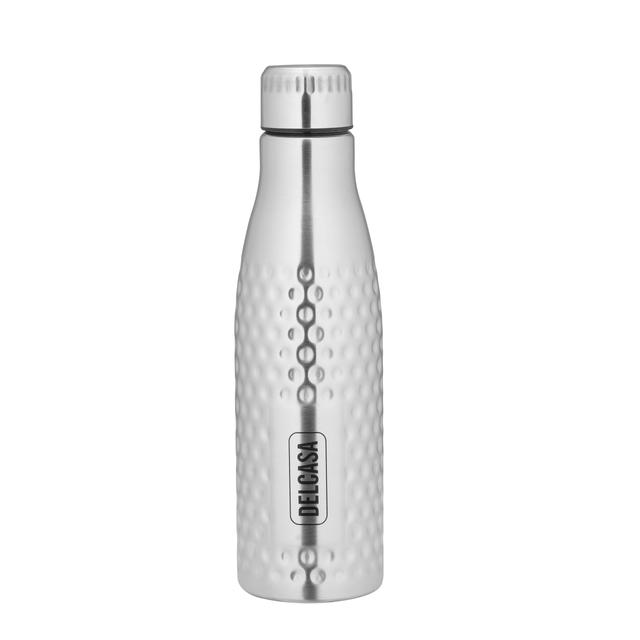 Delcasa Stainless Steel Single Wall Water Bottle, 750ml, DC2473 - Unbreakable, Portable and Leak -Resistant, Perfect While Travelling, Camping, Trekking & More - SW1hZ2U6NDQ4MzQ4