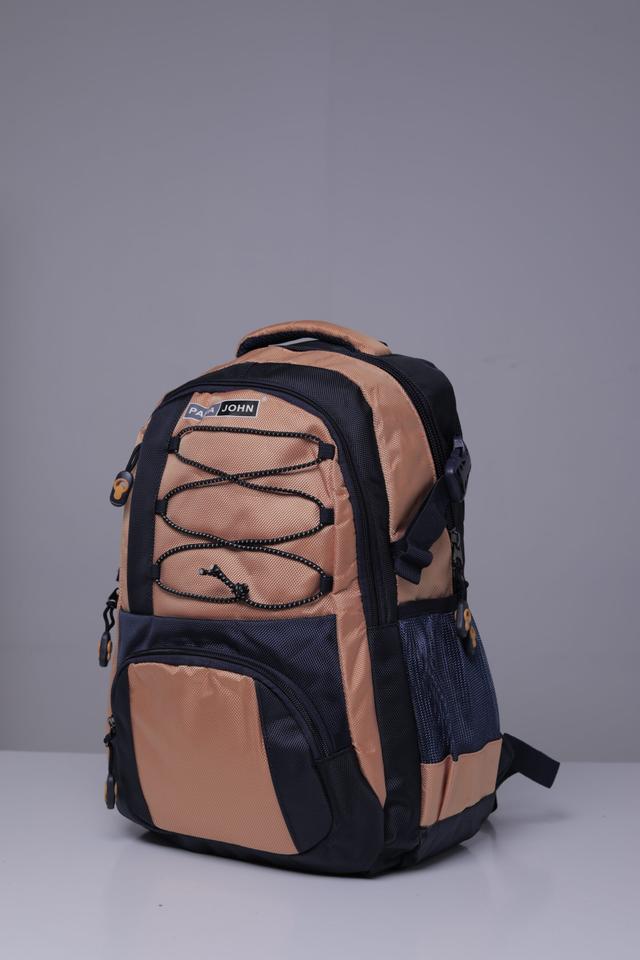 شنطة ظهر متعددة الإستخدامات مقاس 16 – رمادي و بيج  PARA JOHN Backpack Rucksack Travel Laptop Backpack - SW1hZ2U6NDUyNTU5