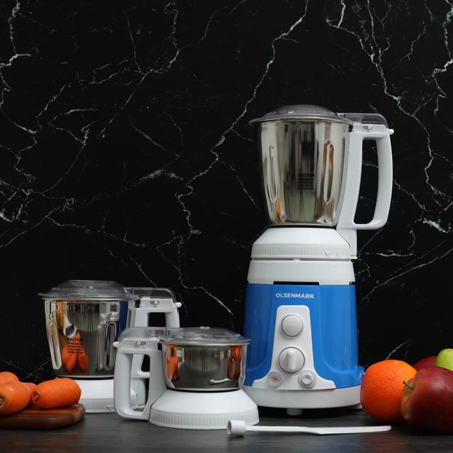 خلاط كهربائي 3 في 1 - أزرق Olsenmark 3 in 1 Mixer Grinder - SW1hZ2U6NDQ5MzU2