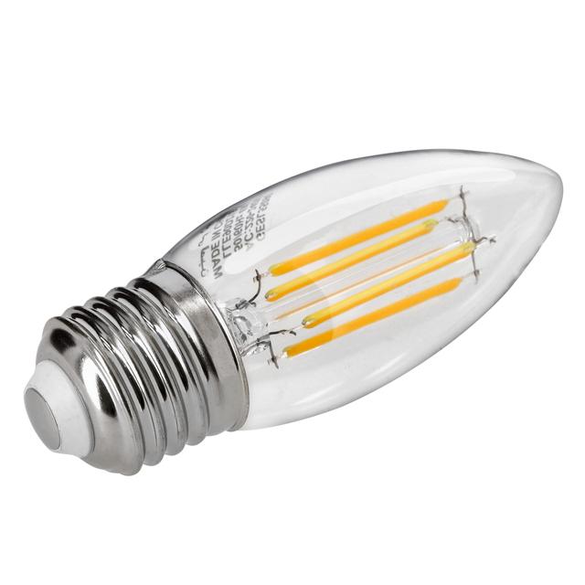 مصباح اضاءة شمعة LED بقوة 4 واط لون حراري بقوة 3000 شمعة LED Filament Light - Geepas - SW1hZ2U6NDUwNTY0