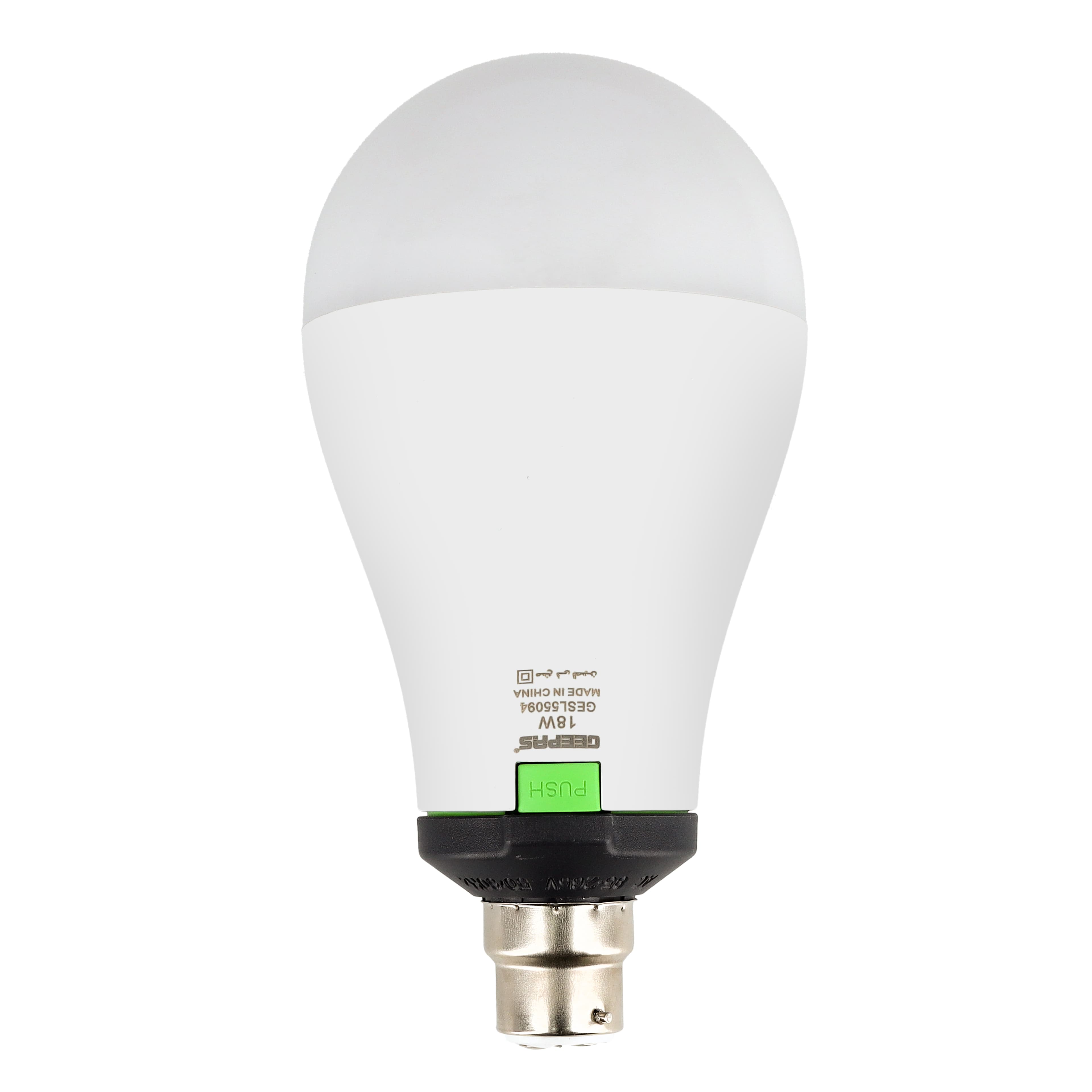 مصباح إضاءة LED بقوة 18 واط قابلة لإعادة الشحن Rechargeable LED Bulb - Geepas