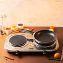 موقد كهربائي ( 2500W ) Geepas - Stainless Steel Double Hot Plate - 194525