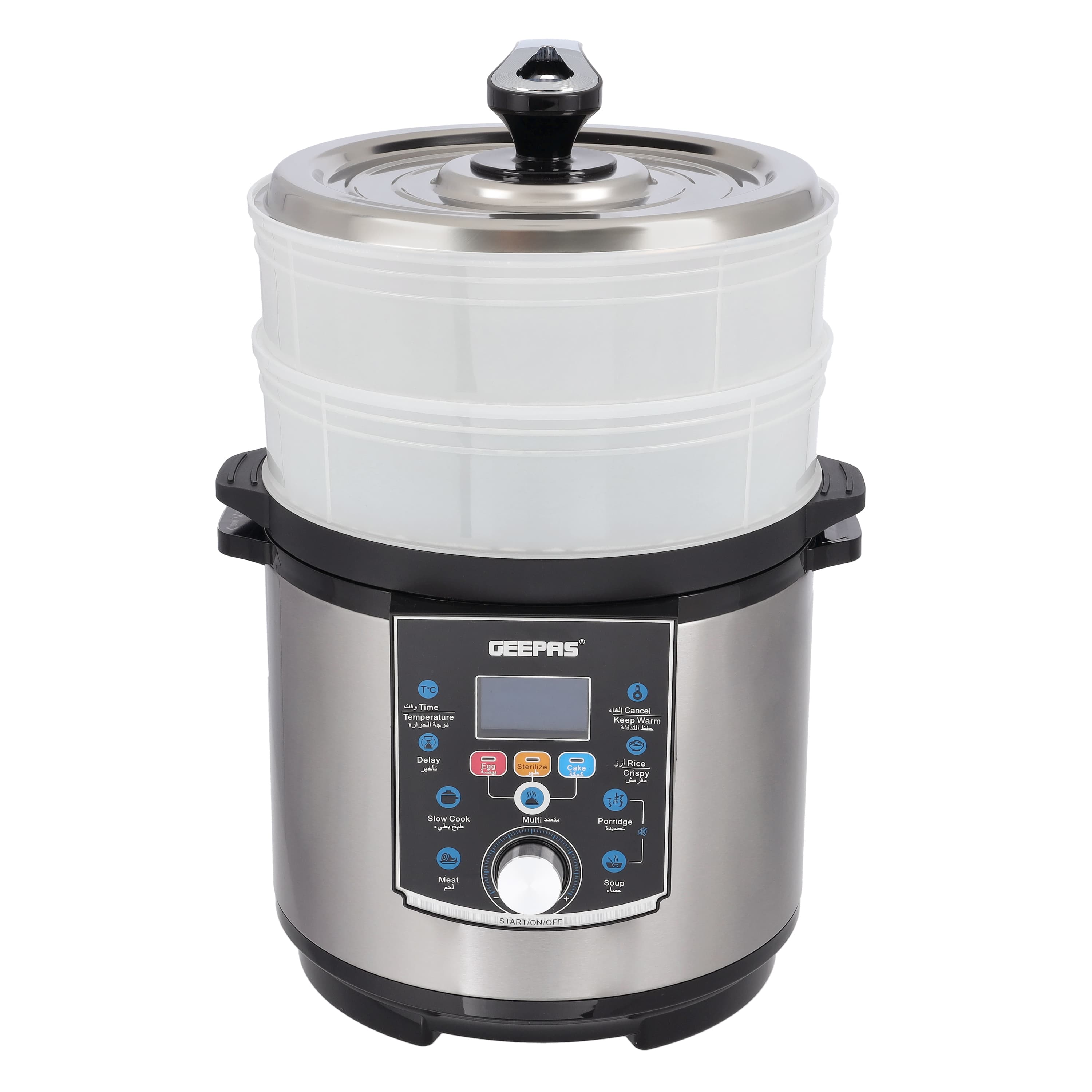 قدر ضغط كهربائي بسعة 6 لتر Geepas Electric Pressure cooker