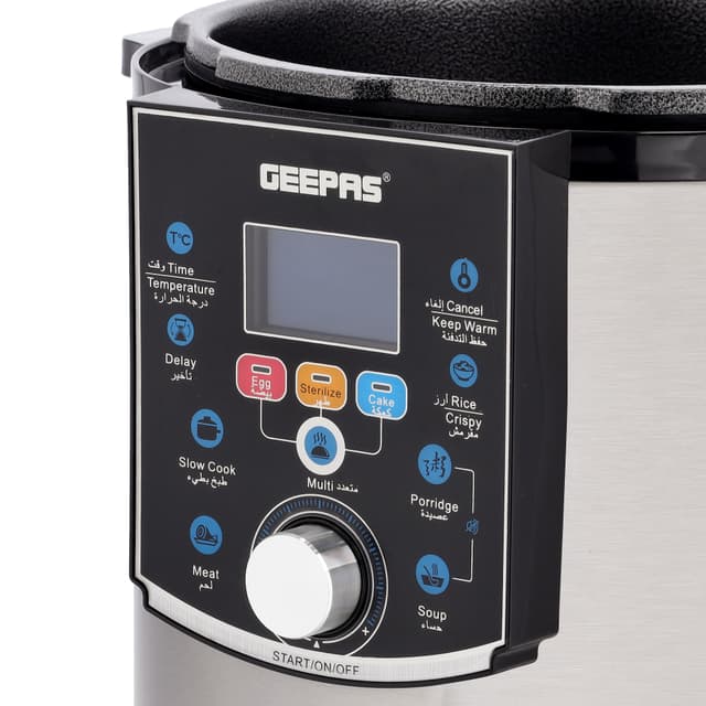 Geepas Electric Pressure cooker Jomla.ae
