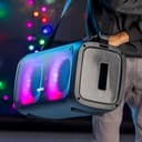 Geepas Portable And Rechargeable Professional Speaker, GMS11171 | Bluetooth/USB/TF Card/FM/TWS | Microphone & Guitar Input Jack | 7.4V 3600mAh Lithium Battery