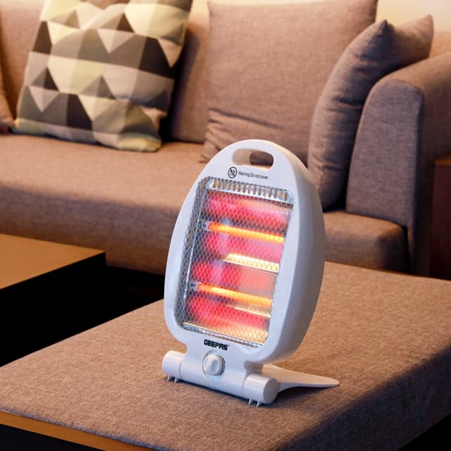 دفاية كهرباء صغيرة بقوة 800 واط Quartz Heater - Geepas - 192341