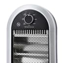 Geepas Quartz Heater, Adjustable Thermostat, GQH28523 - Instant Heating, Automatic Tip-Over Protection ,400W/800W/1200W Heating Power, Wide Angle Oscillation - 192337