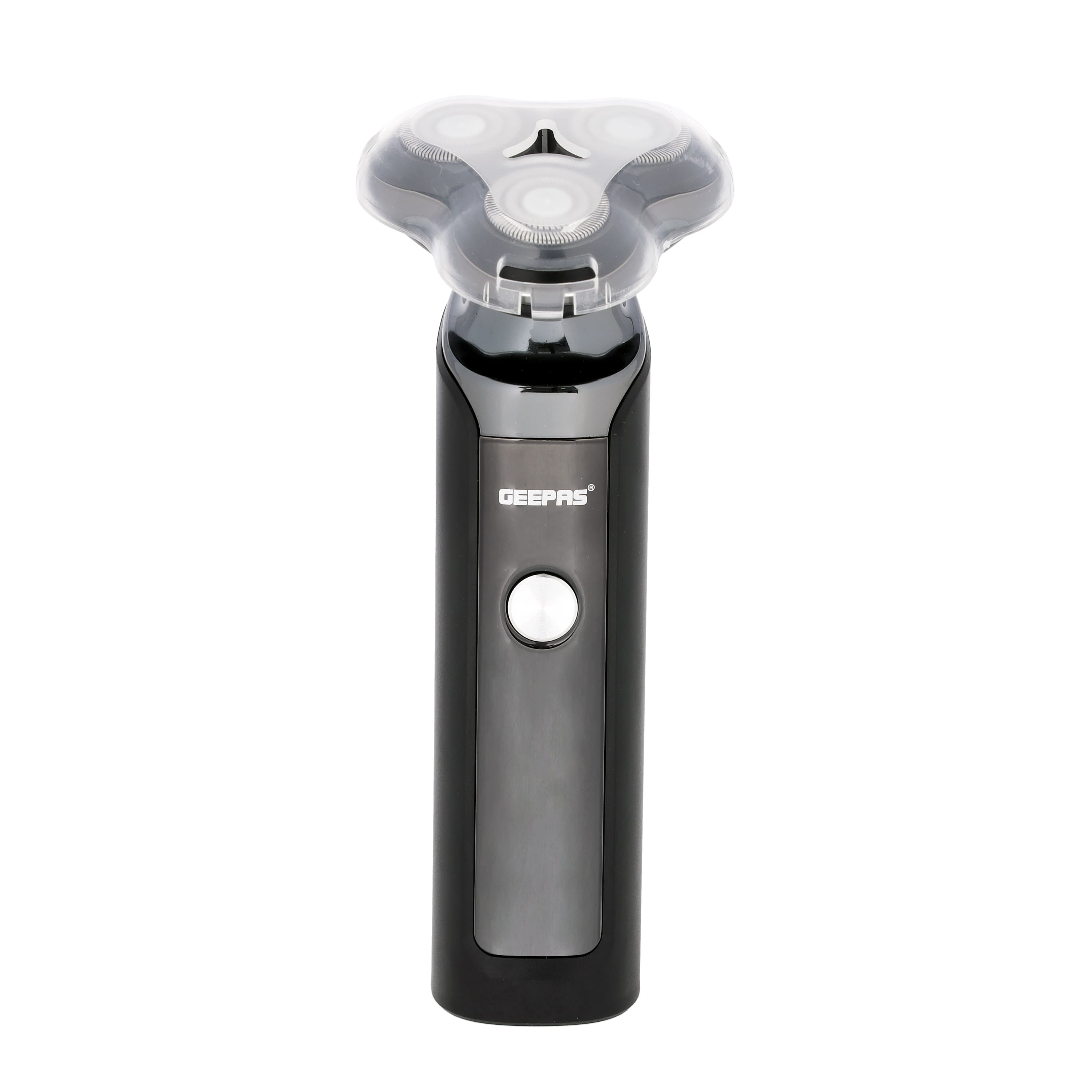 ماكينة حلاقة الشعر ذات الثلاث رؤوس قابلة لإعادة الشحن بقوة 5 واط Rechargeable Men's Shaver With Rotary Head - Geepas