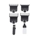 Geepas Rechargeable Hair Clipper with LED Display, GTR56028 | Lithium Battery, 120mins Working | Stainless Steel Blades | Travel Lock | USB Charging | 4 Guide Combs