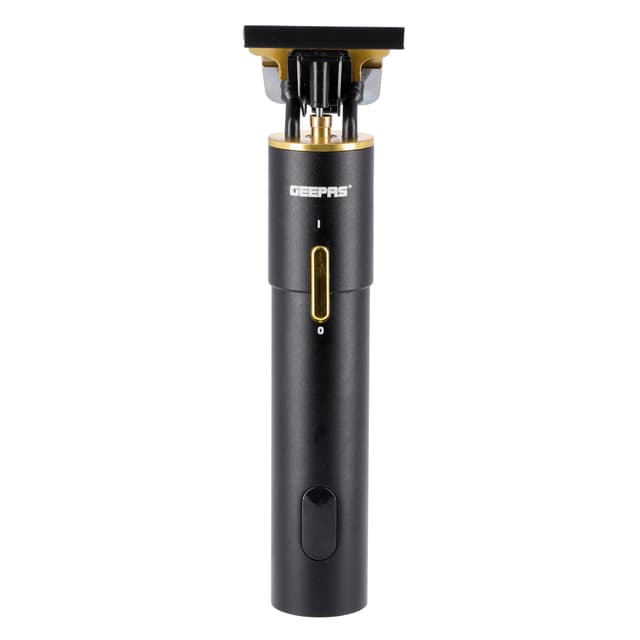 Geepas 3-In-1 Grooming Kit, Rechargeable Trimmer, T-Blade, Nose Trimmer And Carver Blade 1300mah Lithium Battery 180 Minutes Working Time