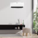 Geepas PTC Ceramic Wall Heater, LED Temperature Display, GWH28518 - 7.5 Hours Timer, 2200W Power, Remote Control, Temperature Control