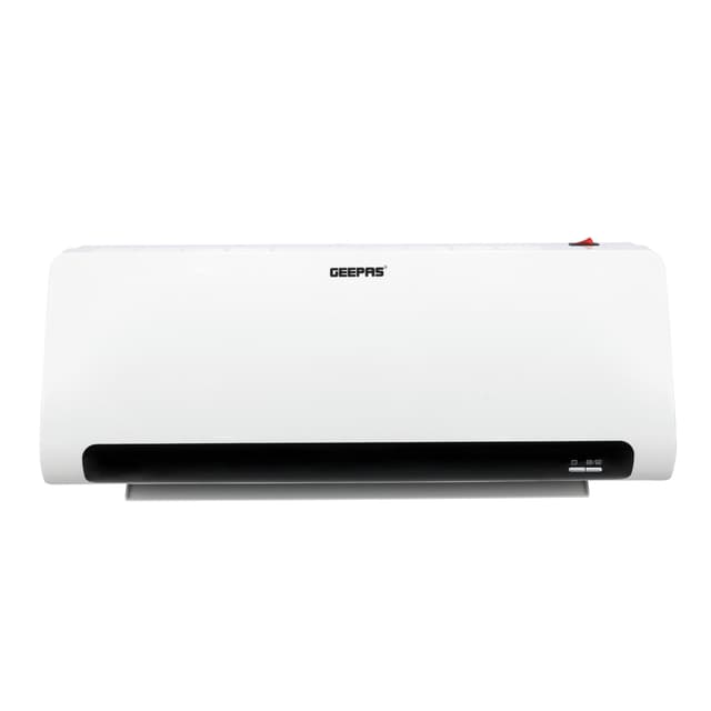 Geepas PTC Ceramic Wall Heater, LED Temperature Display, GWH28518 - 7.5 Hours Timer, 2200W Power, Remote Control, Temperature Control