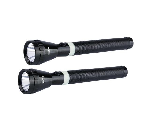 Krypton Rechargeable Led Flashlight 2Pc - High Power Flashlight Super Bright Cree Led Torch Light - SW1hZ2U6NDU4NDU3