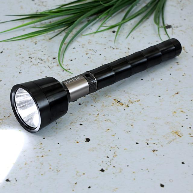 Krypton Rechargeable Led Flashlight - High Power Flashlight Super Bright Cree Led Torch Light - SW1hZ2U6NDUxNTM4