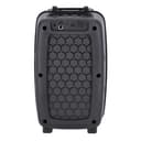 Krypton Portable And Rechargeable Speaker with Microphone, KNMS5202 - Bluetooth Connectivity, Portable Design with Trolley Handle & Wheels, Large Circle Dazzled LED Light, USB/TF/AUX - SW1hZ2U6NDUyNTA3