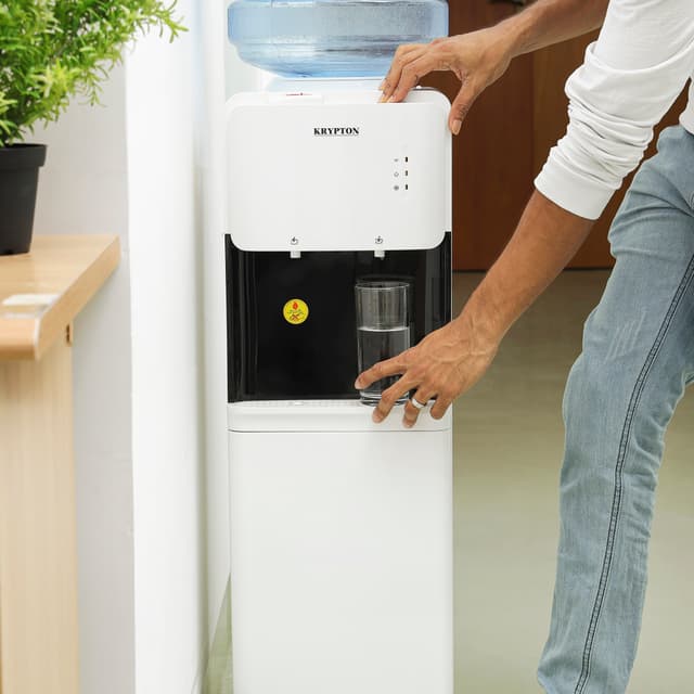كولر مع ثلاجة صغيرة Krypton Water Dispenser With Refrigerator