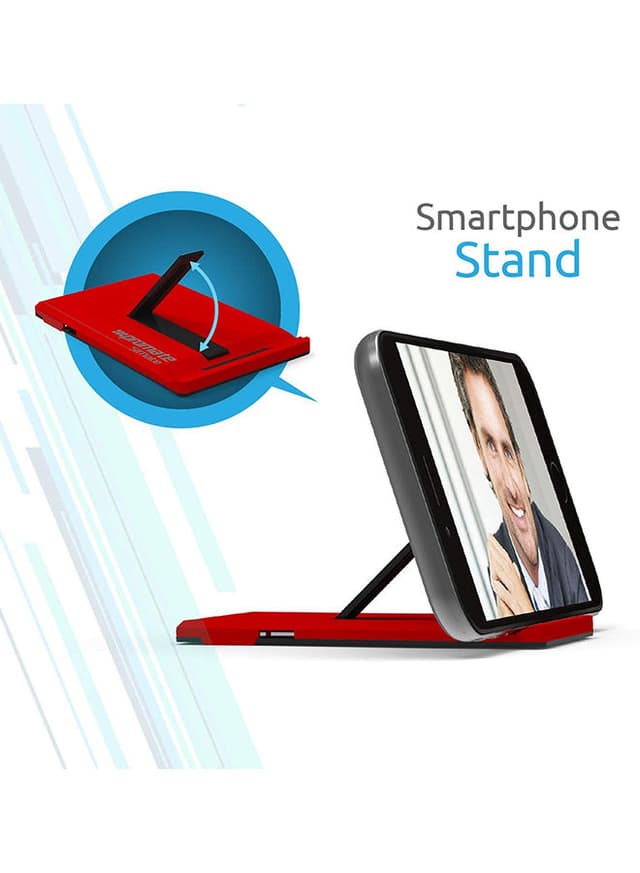 حامل بطاقة SIM/سيم 4 في 1 أسود/أحمر | SIMate Multifunction 4-In-1 Sim Card Holder