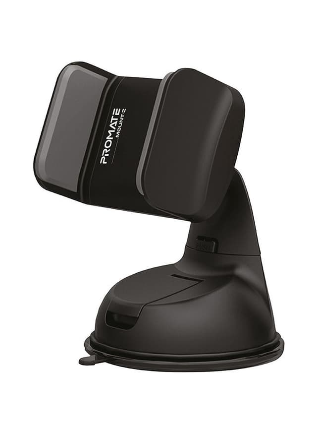 promate Car Holder, Car Mount Holder for Smartphone and GPS, Mount-2 Black Black